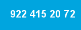 922 415 20 72 922 415 20 72